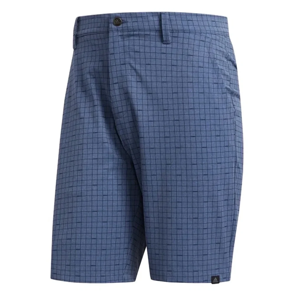 Adidas 365 Ultimate Golf Shorts, windowpane plaid, size 36. 9